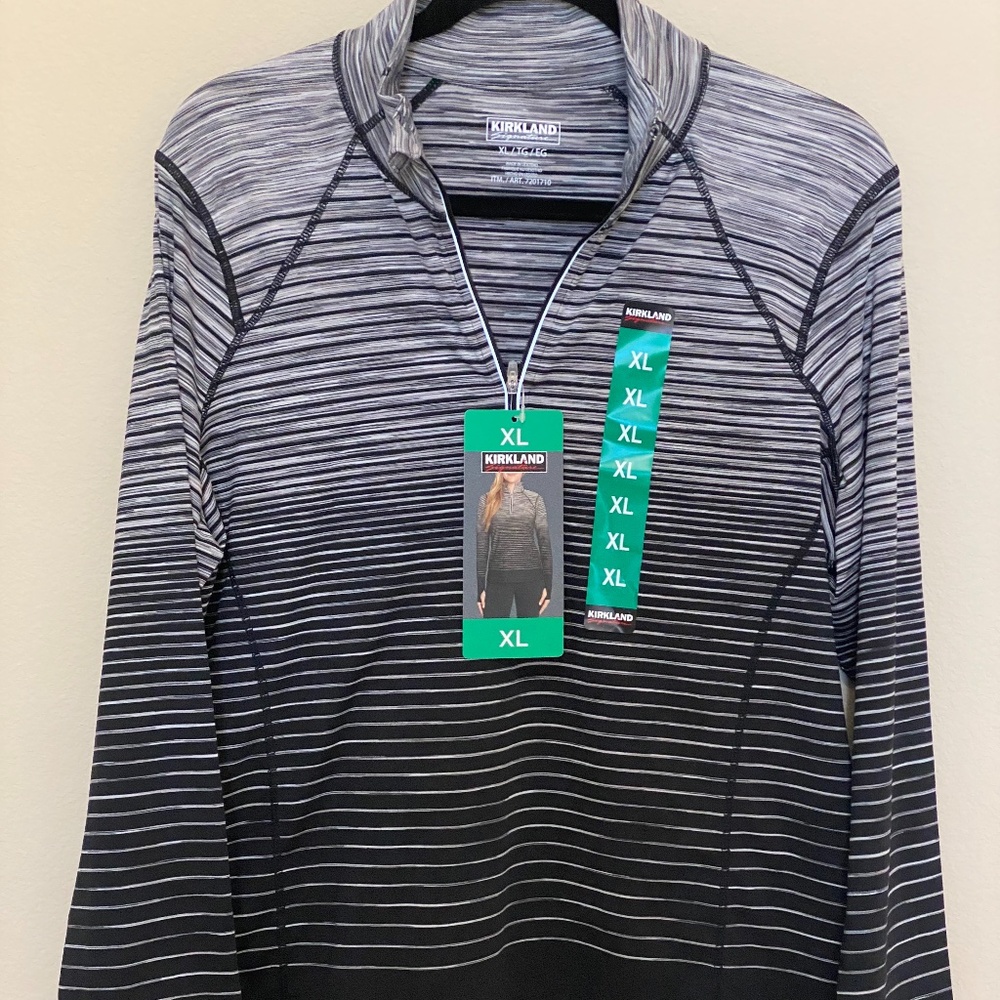 Kirkland Ladies' 1/4 Zip Up Pullover XL